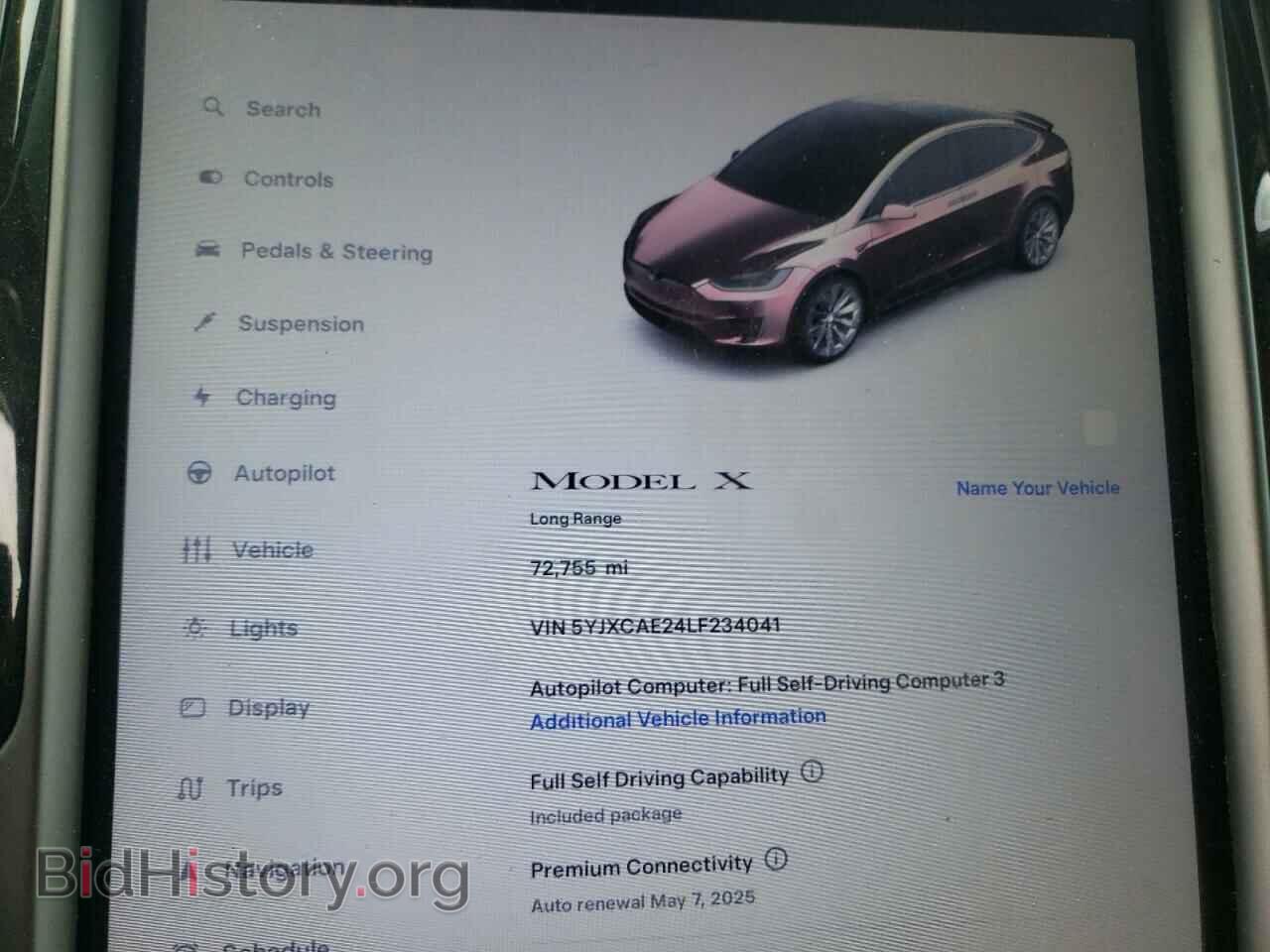 2020 TESLA MODEL X - VIN: 5YJXCAE24LF234041 - Photo 9
