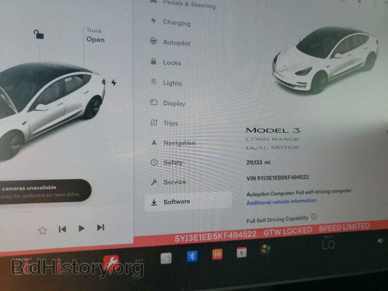 2019 TESLA MODEL 3 - VIN: 5YJ3E1EB5KF494522 - Фото 9