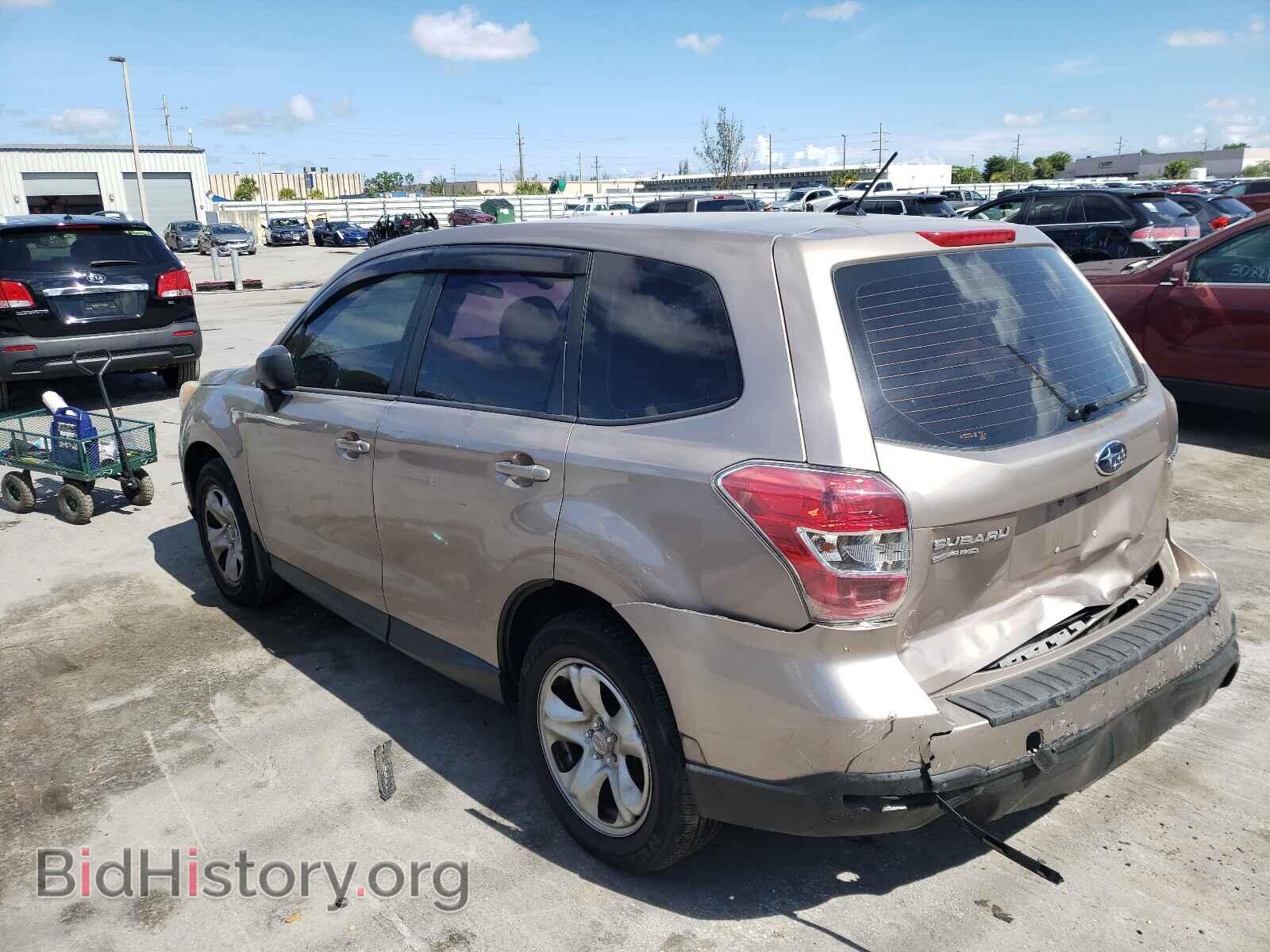 2014 SUBARU FORESTER - VIN: JF2SJAAC6EH461105 - Фото 3