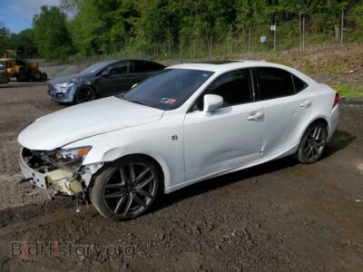 2014 Lexus IS 350, white — VIN JTHCE1D29E5003536, Copart