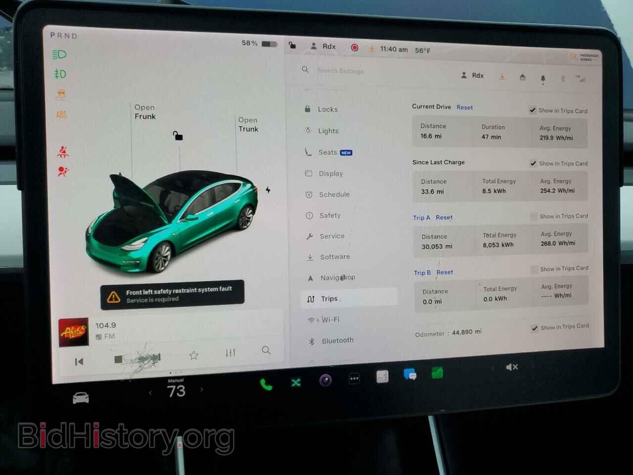2018 TESLA MODEL 3 - VIN: 5YJ3E1EB9JF135446 - Фото 9