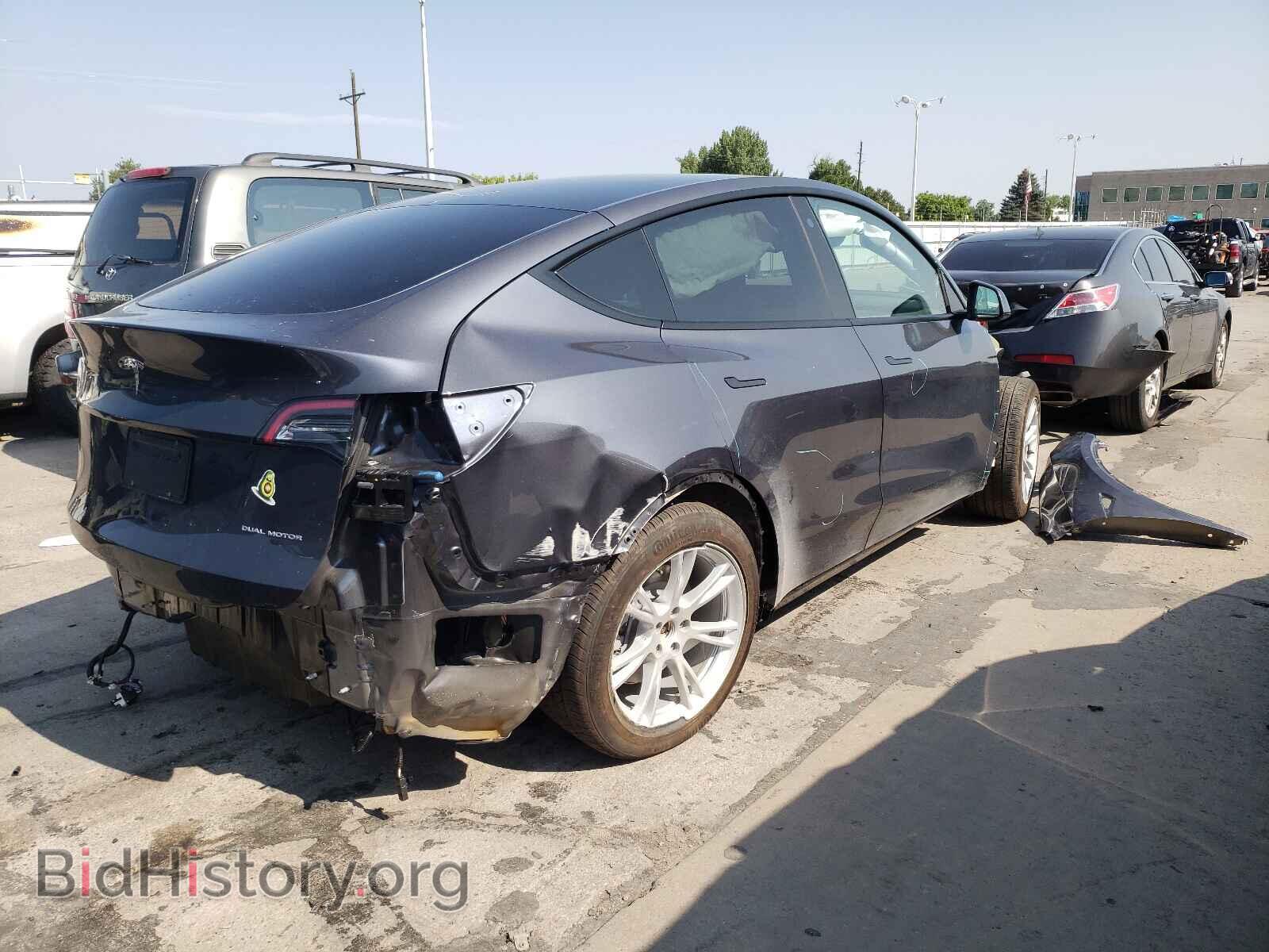 2021 TESLA MODEL Y - VIN: 5YJYGDEE6MF190436 - Фото 4
