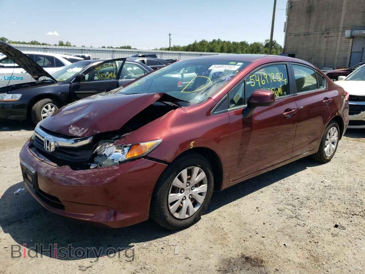 2012 HONDA CIVIC - VIN: 19XFB2F56CE302102 - Фото 2