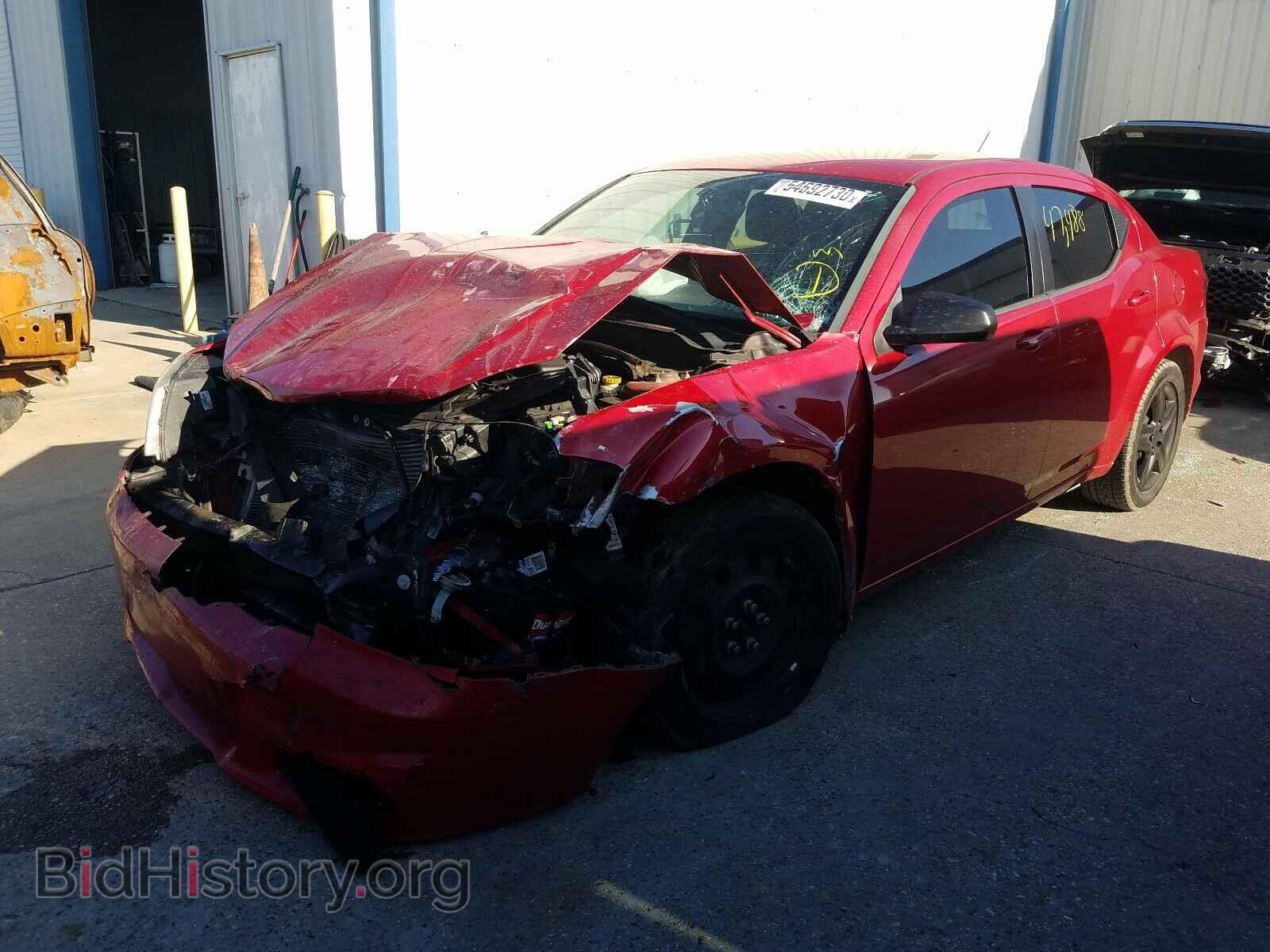 2013 DODGE AVENGER - VIN: 1C3CDZAG1DN749128 - Фото 2