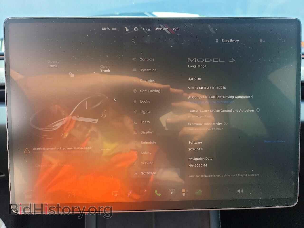 2026 TESLA MODEL 3 - VIN: 5YJ3E1EA7TF140218 - Photo 9