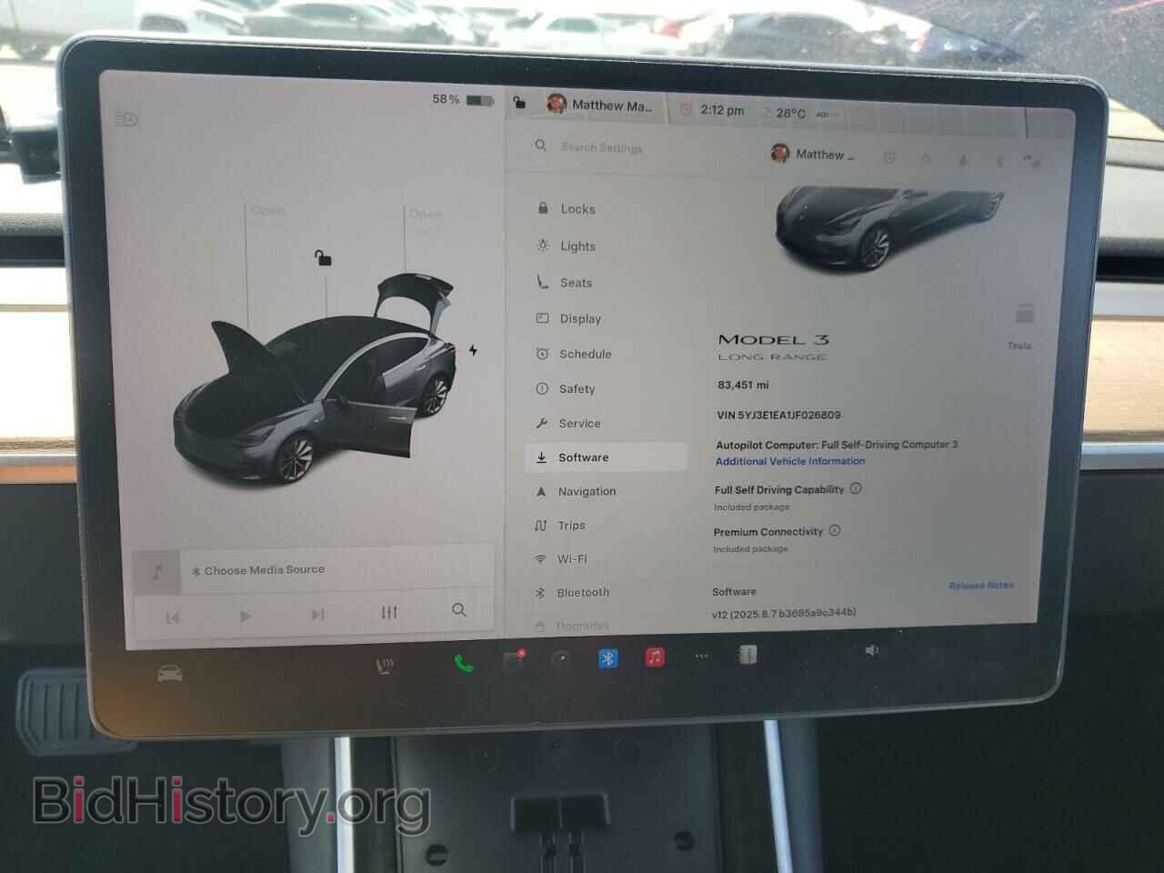 2018 TESLA MODEL 3 - VIN: 5YJ3E1EA1JF026809 - Фото 9