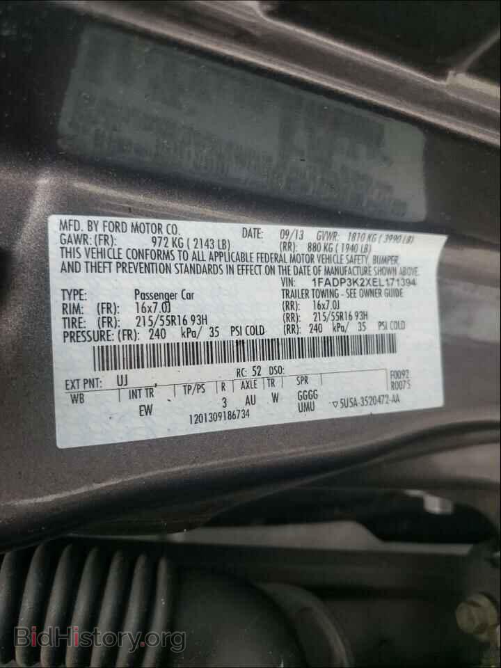 2014 FORD FOCUS - VIN: 1FADP3K2XEL171394 - Photo 10
