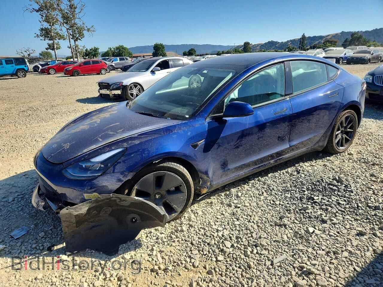 Photo 5YJ3E1EA7NF316879 - TESLA MODEL 3 2022