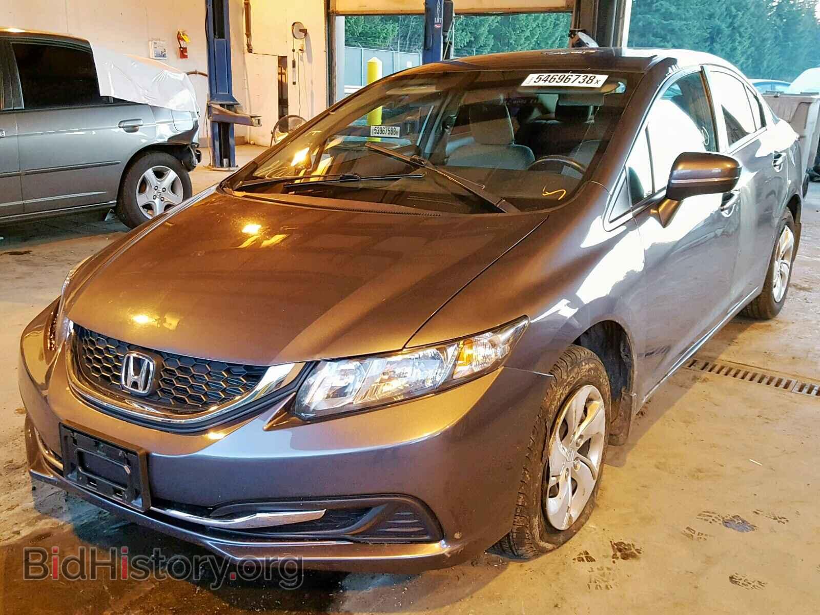 2014 HONDA CIVIC LX - VIN: 19XFB2F59EE243405 - Фото 2