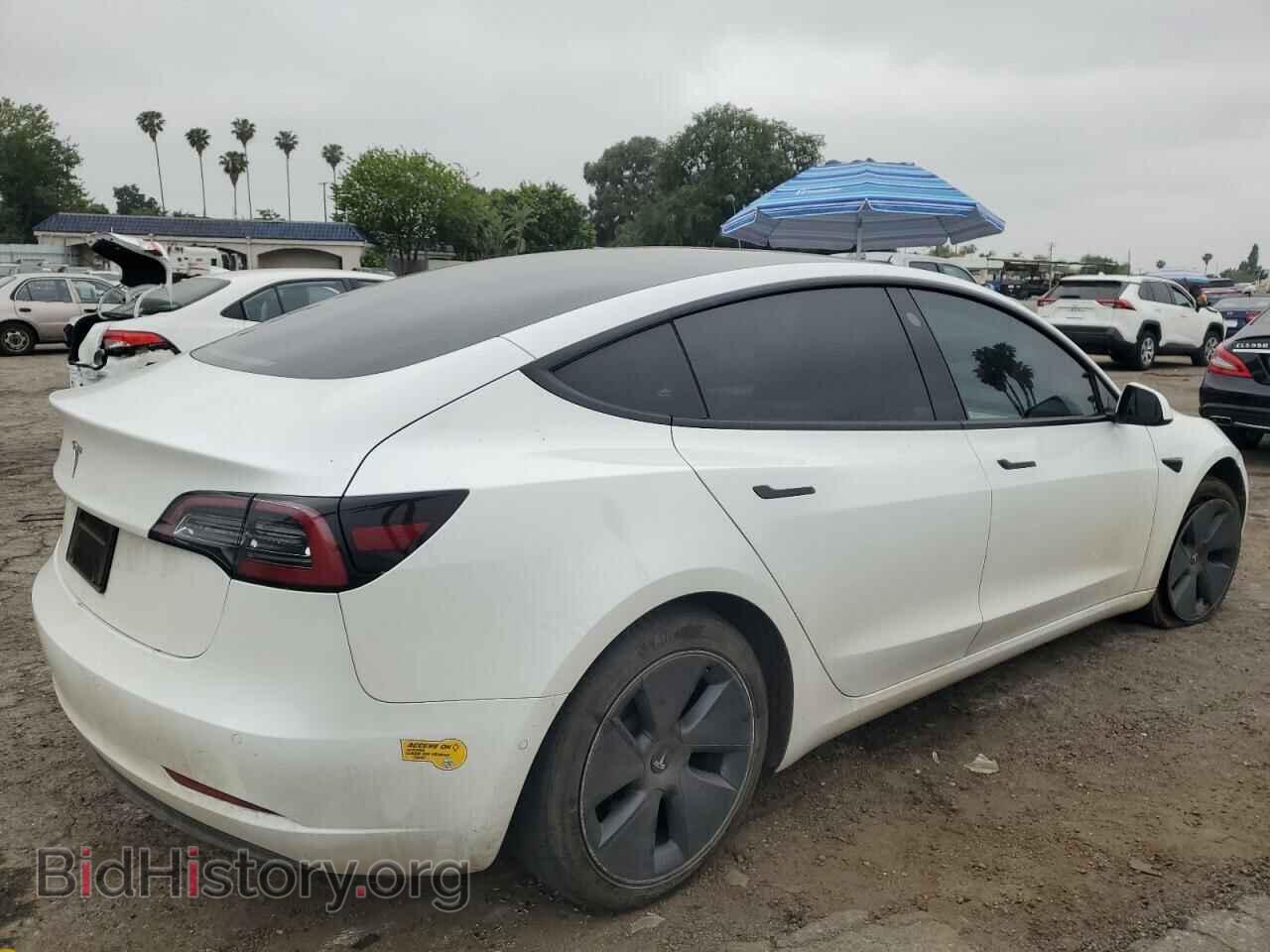 2022 TESLA MODEL 3 - VIN: 5YJ3E1EA4NF359740 - Фото 3