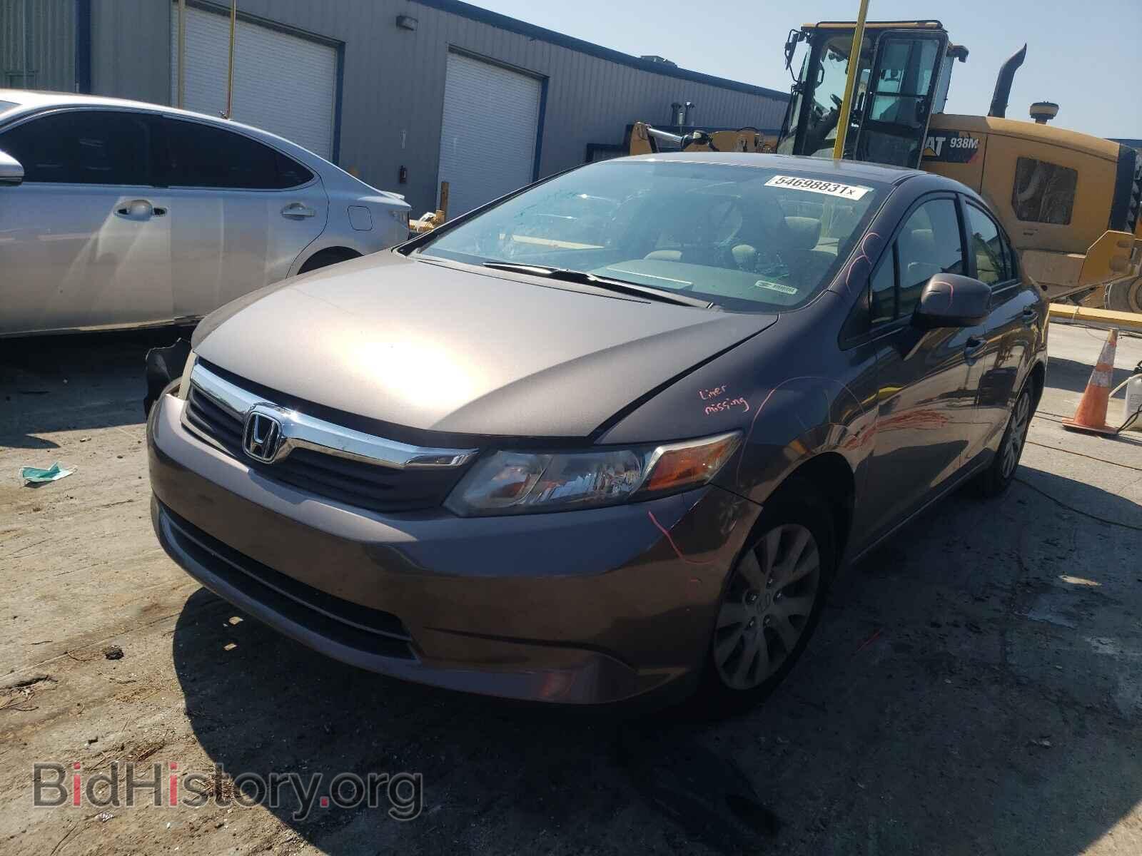 2012 HONDA CIVIC - VIN: JHMFB2F55CS001753 - Фото 2