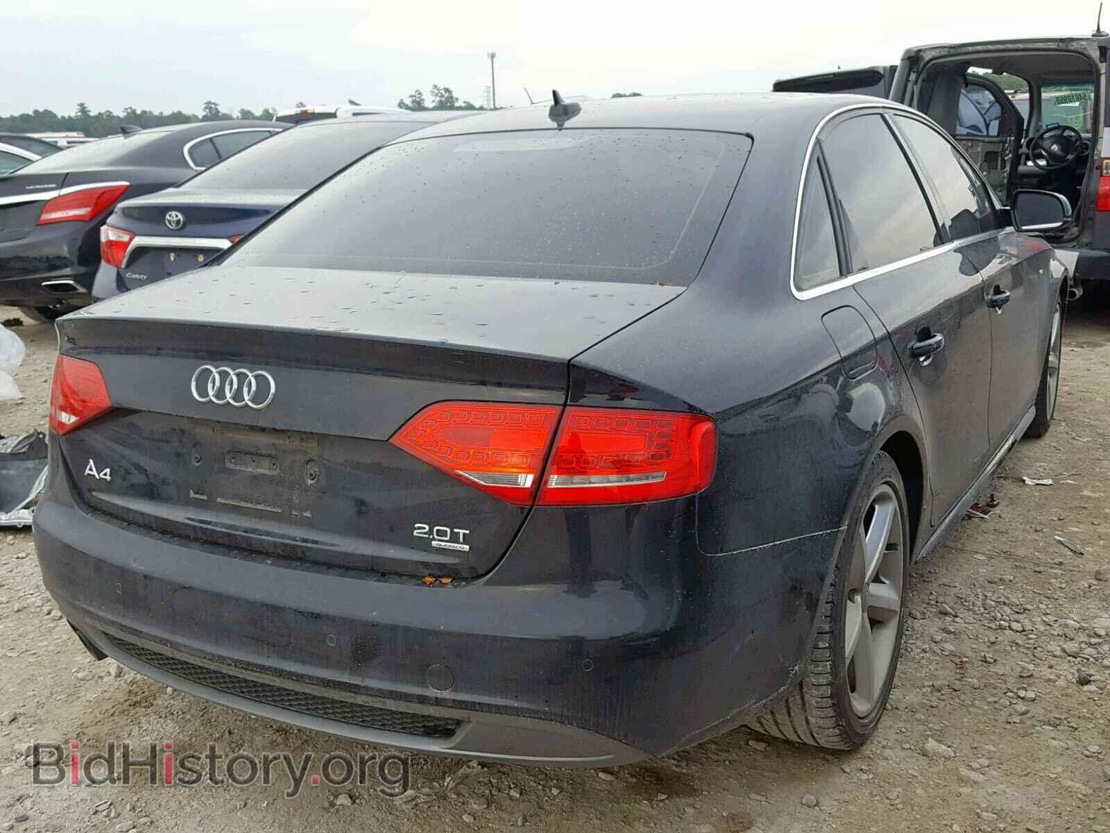 2012 AUDI A4 - VIN: WAUFFAFL1CA094482 - Photo 4