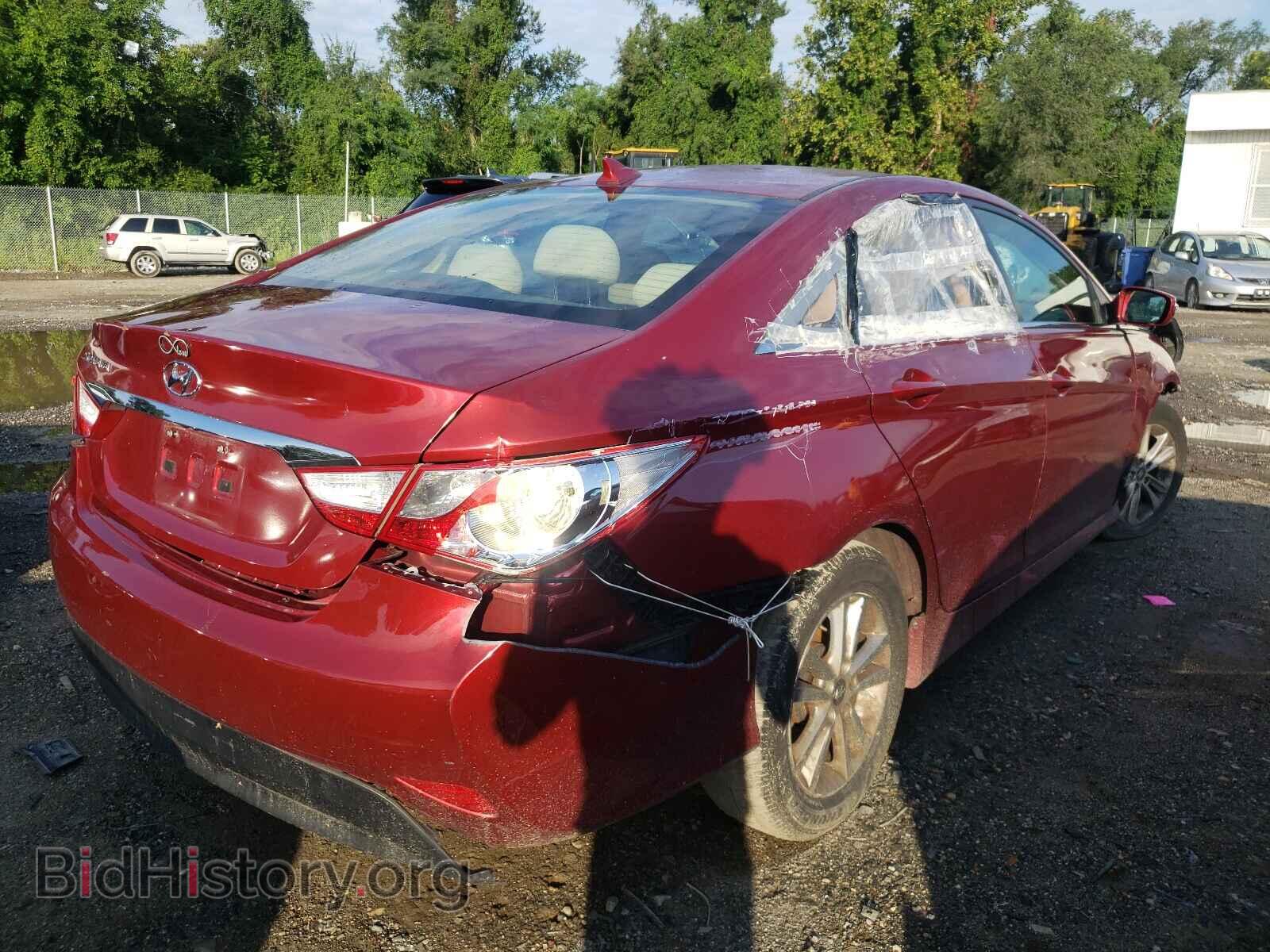 2014 HYUNDAI SONATA - VIN: 5NPEB4AC4EH948024 - Фото 4