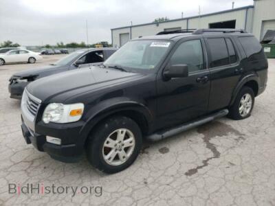 2010 Ford EXPLORER XLT, black — VIN 1FMEU7DEXAUA10260, Copart