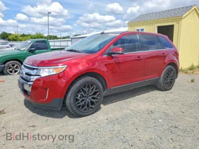 2013 Ford EDGE Limited, red — VIN 2FMDK4KC0DBE07889, Copart