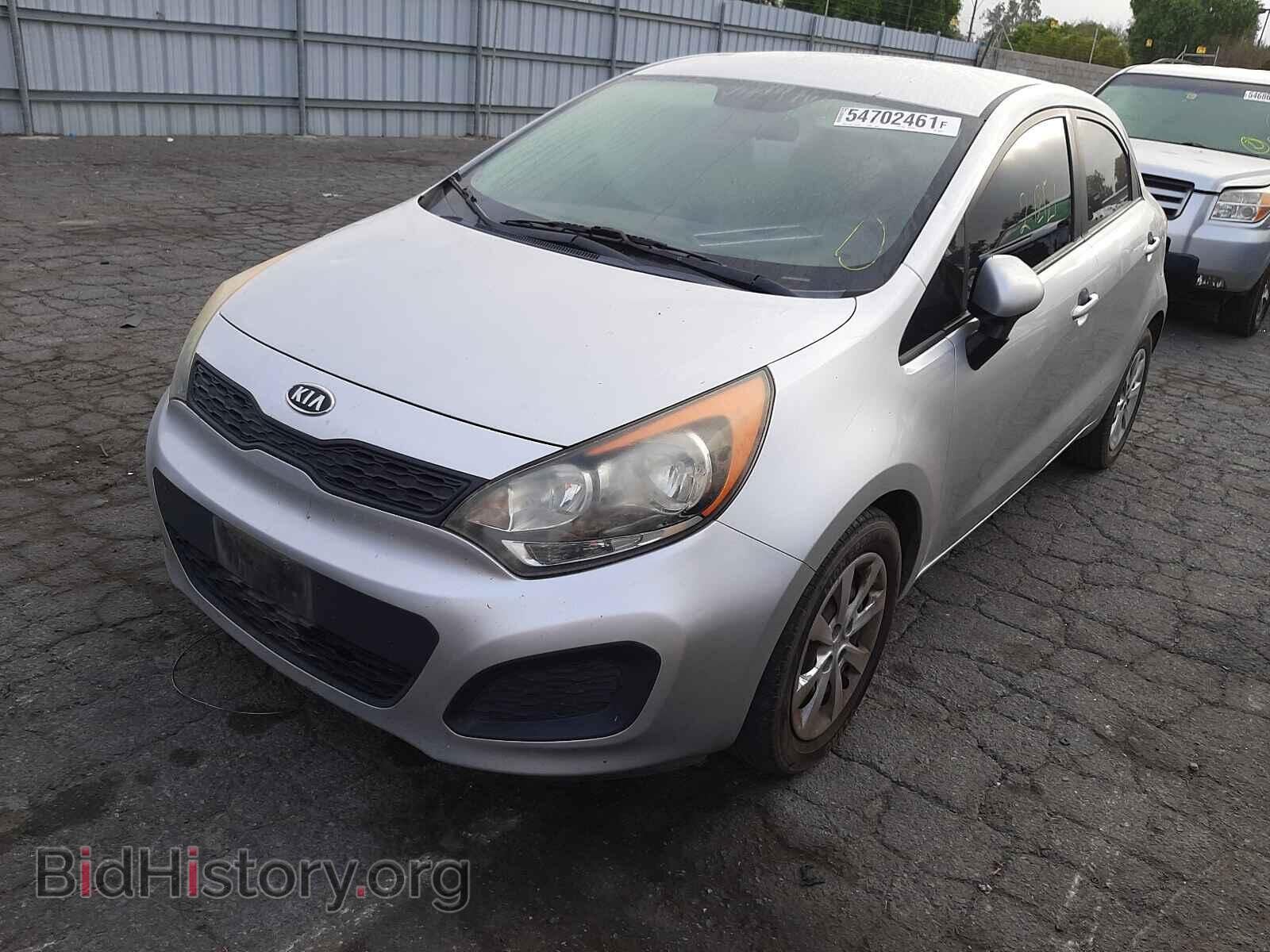 2013 KIA RIO - VIN: KNADM5A37D6100625 - Фото 2