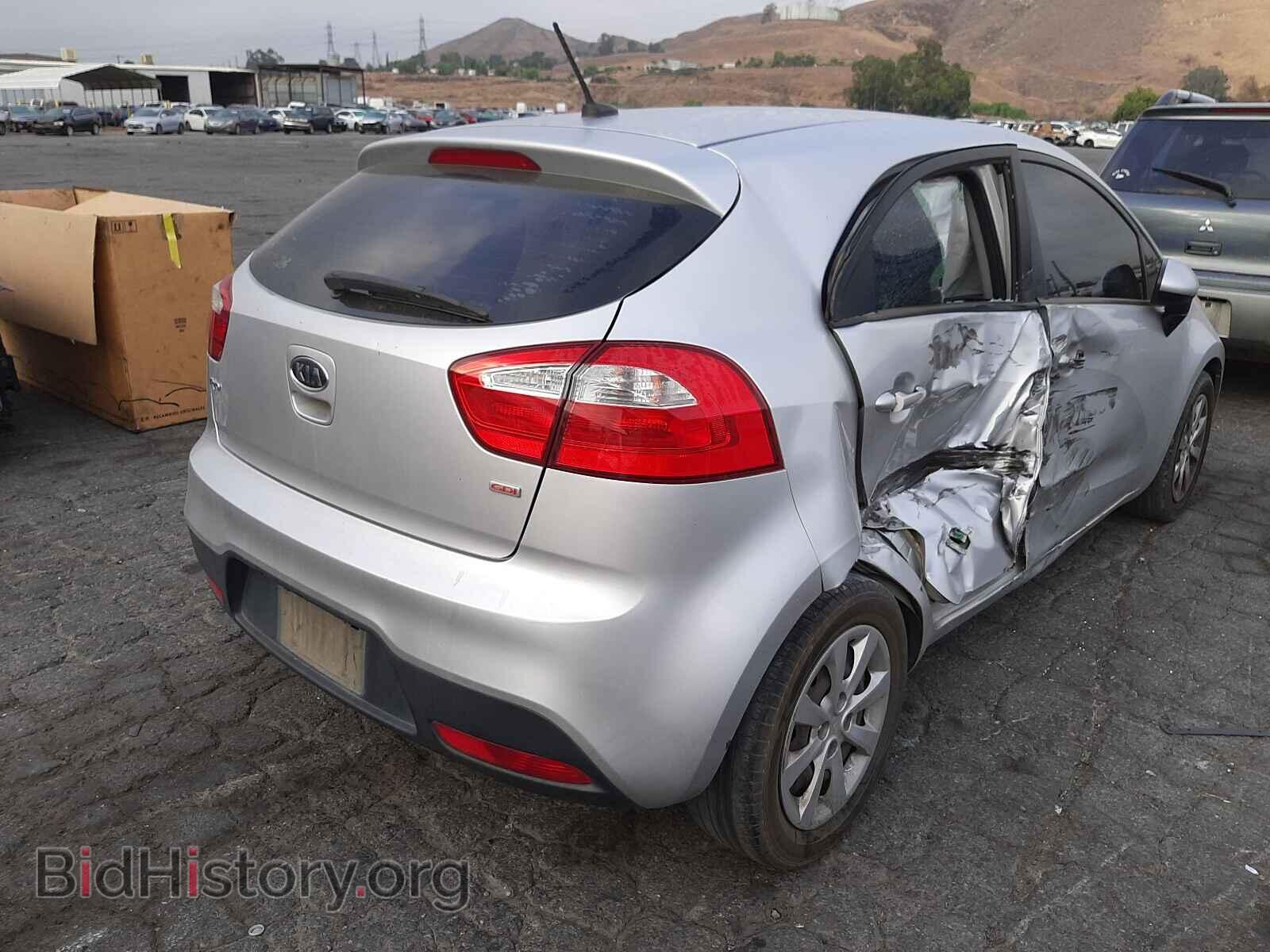 2013 KIA RIO - VIN: KNADM5A37D6100625 - Фото 4