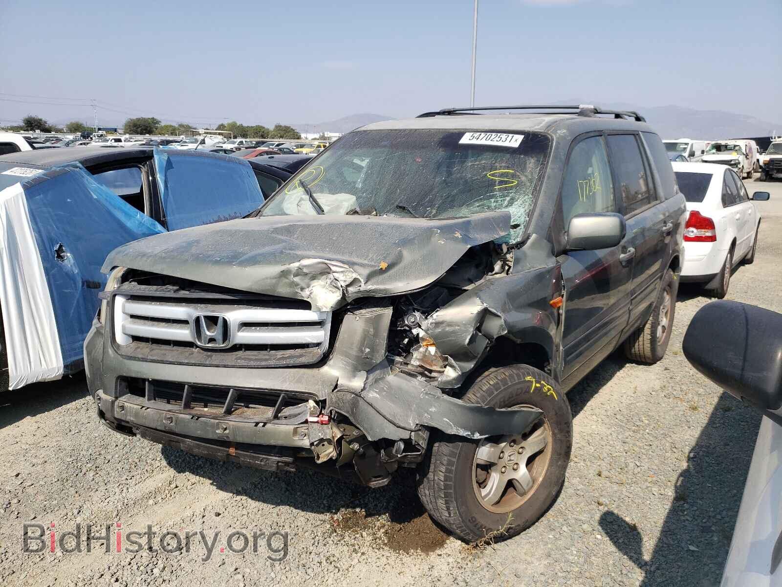 2007 HONDA PILOT - VIN: 5FNYF28727B032233 - Фото 2