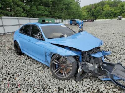 2018 BMW M3, blue — VIN WBS8M9C50J5J79334, Copart