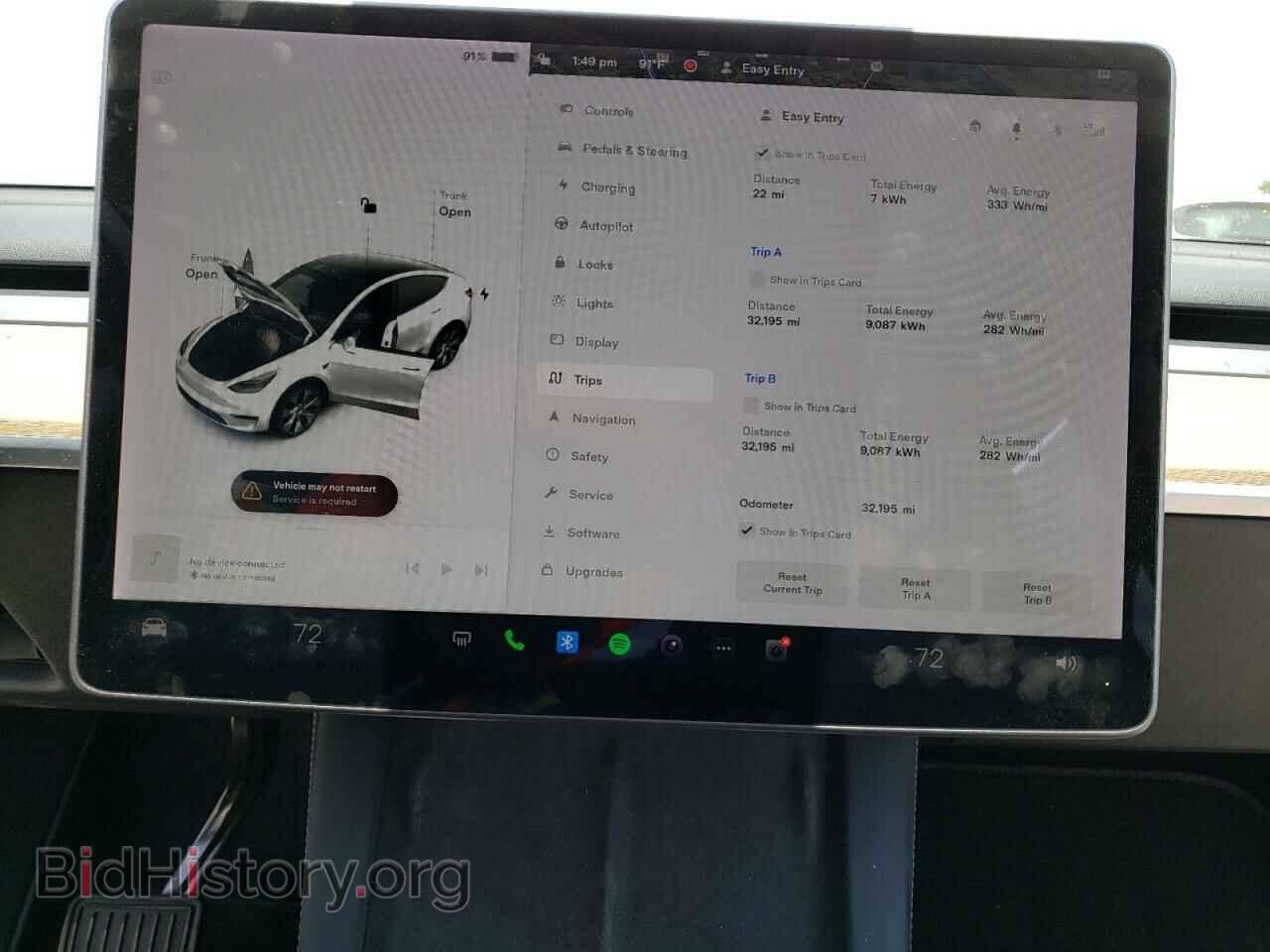 2021 TESLA MODEL Y - VIN: 5YJYGDEE0MF185846 - Фото 9
