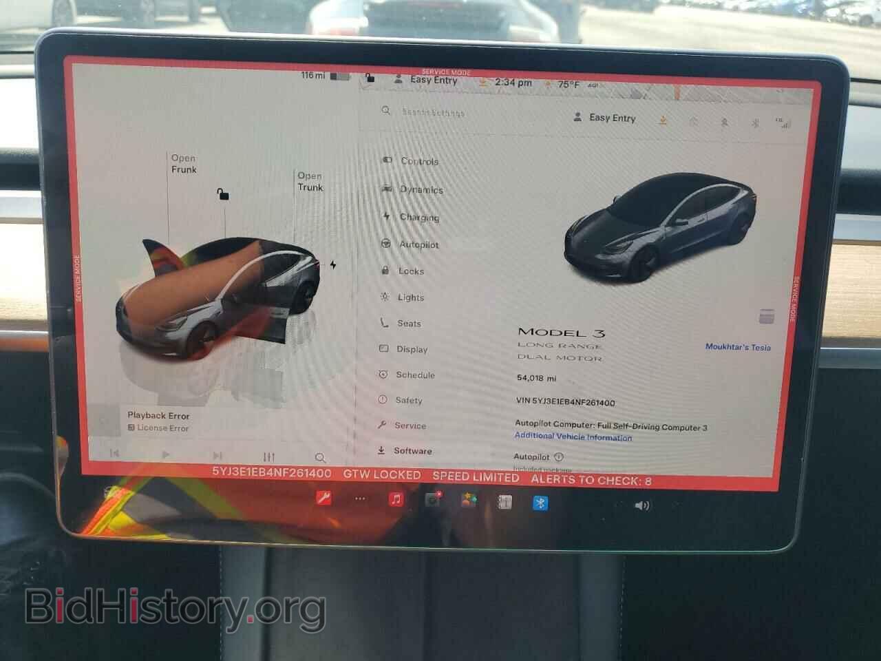 2022 TESLA MODEL 3 - VIN: 5YJ3E1EB4NF261400 - Фото 9