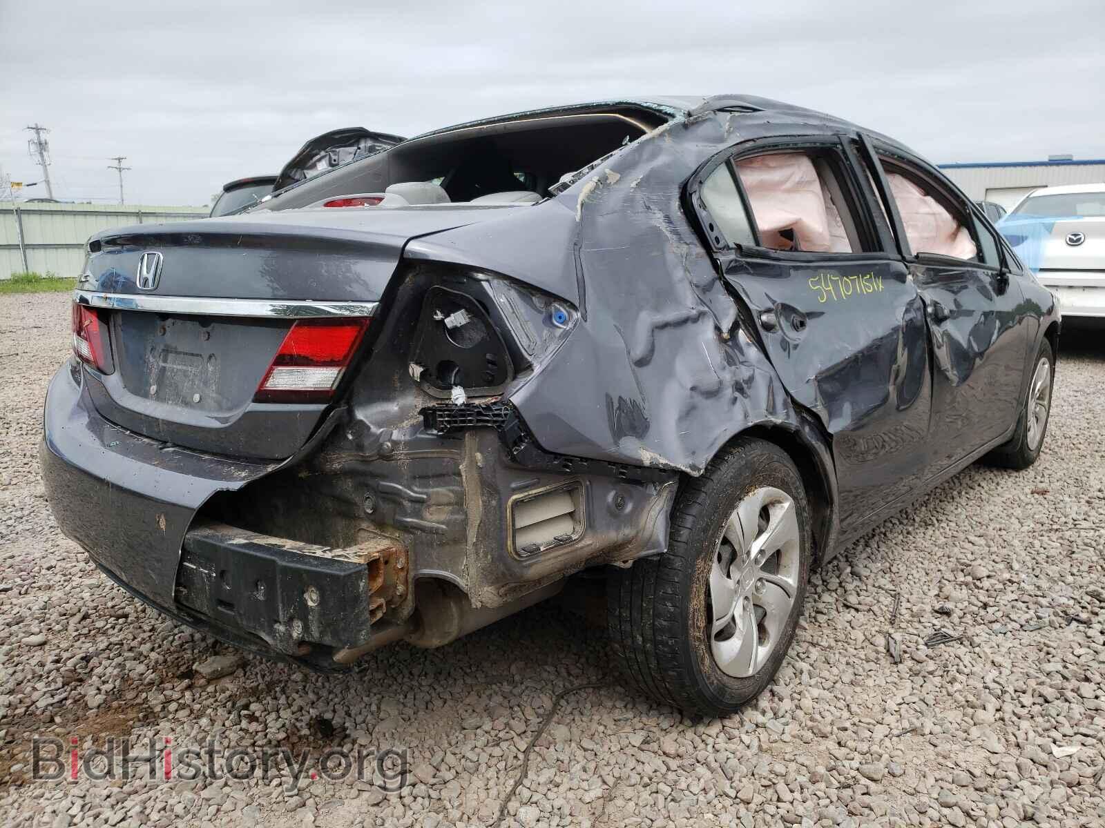 2014 HONDA CIVIC - VIN: 2HGFB2F55EH500985 - Фото 4