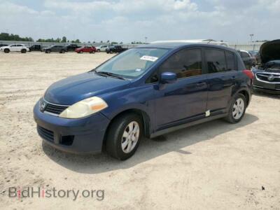 2007 Nissan VERSA S, синий — VIN 3N1BC13E07L352010, Copart