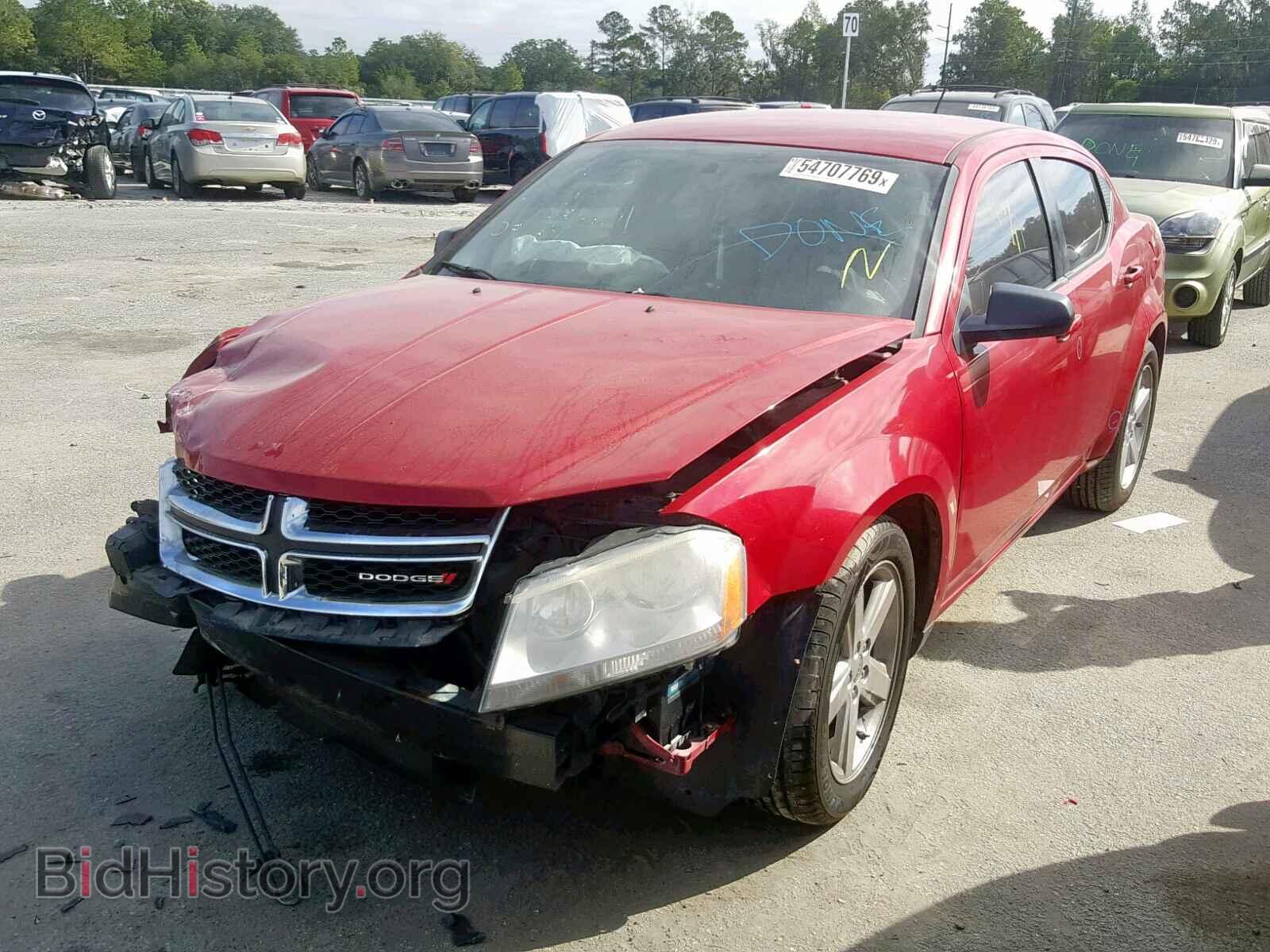 2013 DODGE AVENGER - VIN: 1C3CDZAB2DN534376 - Фото 2