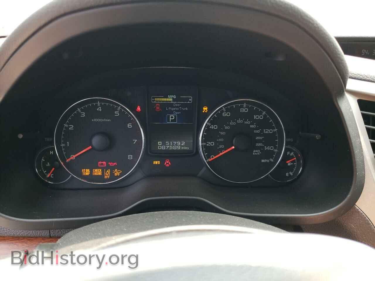 2014 SUBARU OUTBACK - VIN: 4S4BRCNC3E3233746 - Фото 9
