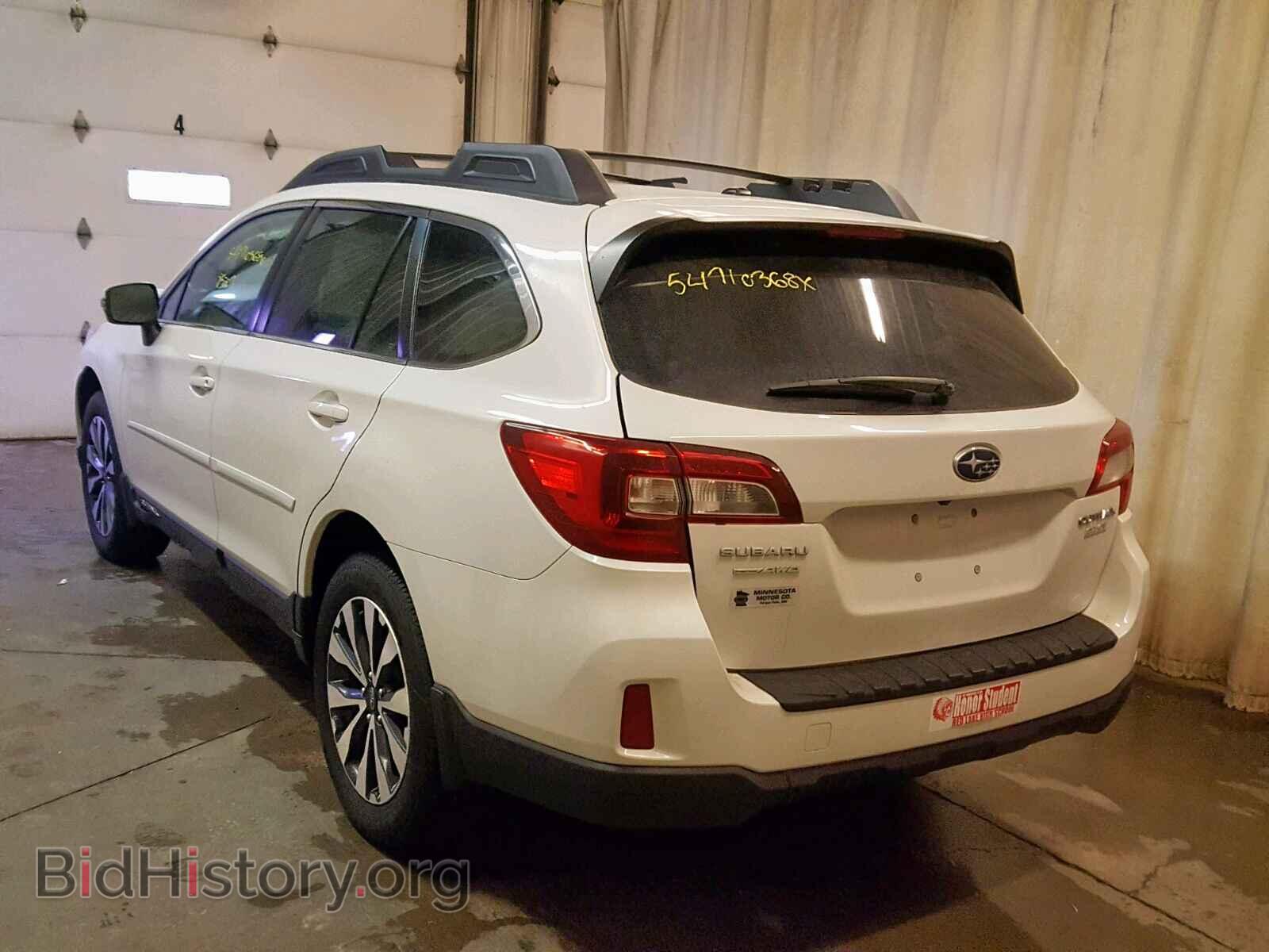 2015 SUBARU OUTBACK 2. - VIN: 4S4BSALCXF3211952 - Фото 3