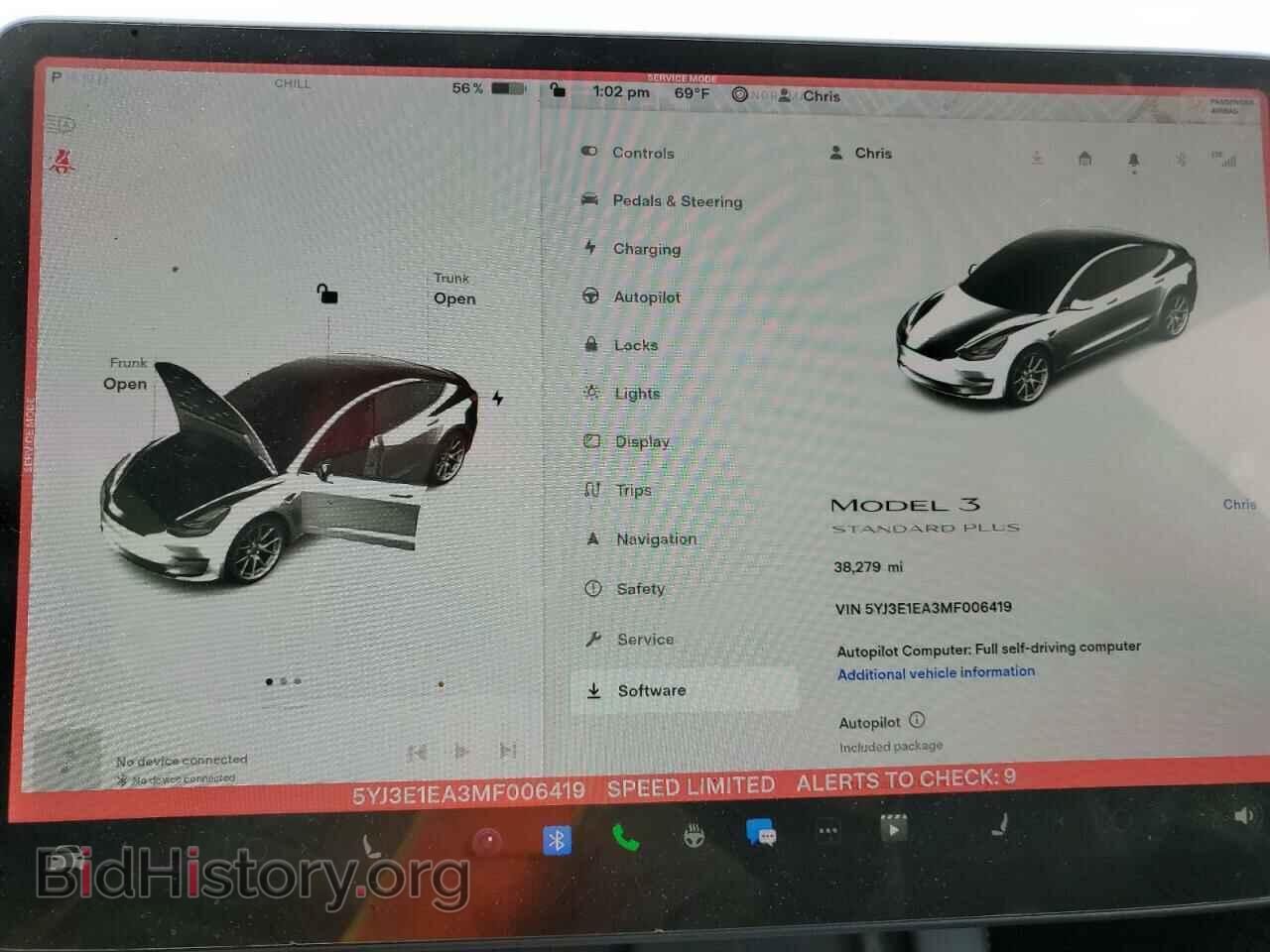 2021 TESLA MODEL 3 - VIN: 5YJ3E1EA3MF006419 - Photo 9