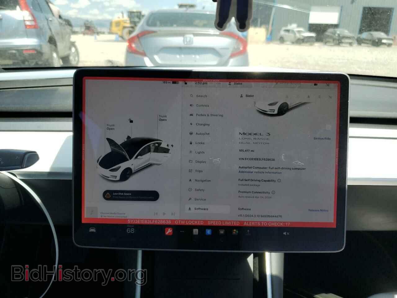 2020 TESLA MODEL 3 - VIN: 5YJ3E1EB3LF628638 - Фото 9
