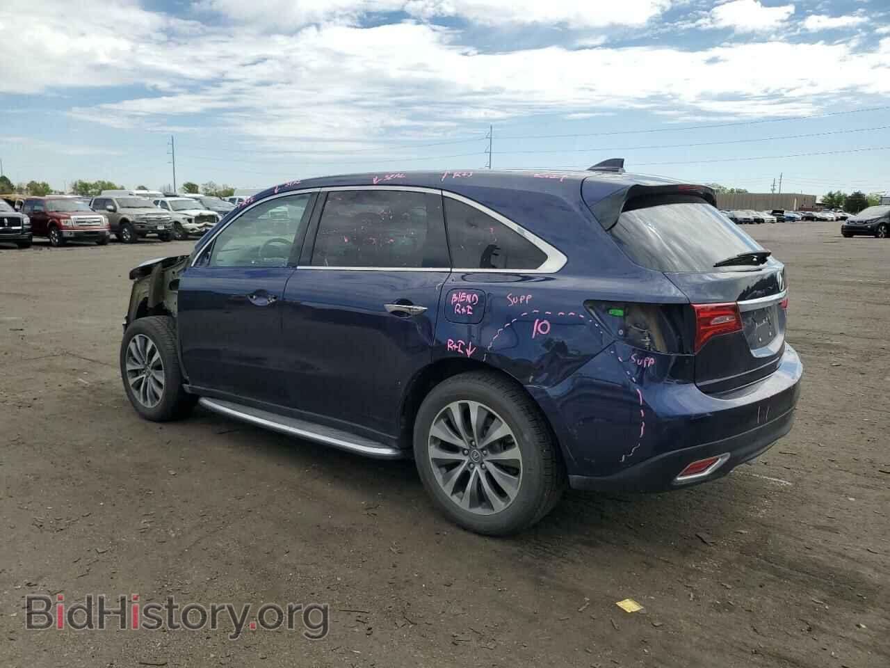 2014 ACURA MDX - VIN: 5FRYD4H49EB012869 - Фото 2