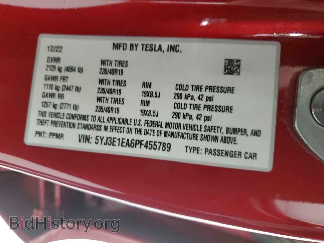 2023 TESLA MODEL 3 - VIN: 5YJ3E1EA6PF455789 - Photo 12