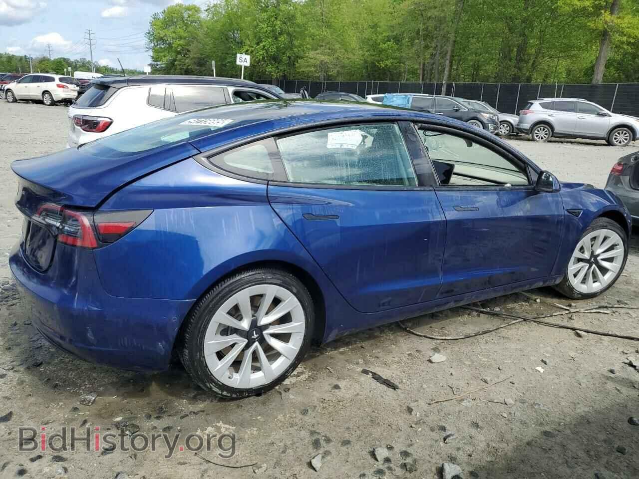 2022 TESLA MODEL 3 - VIN: 5YJ3E1EA0NF184984 - Фото 3