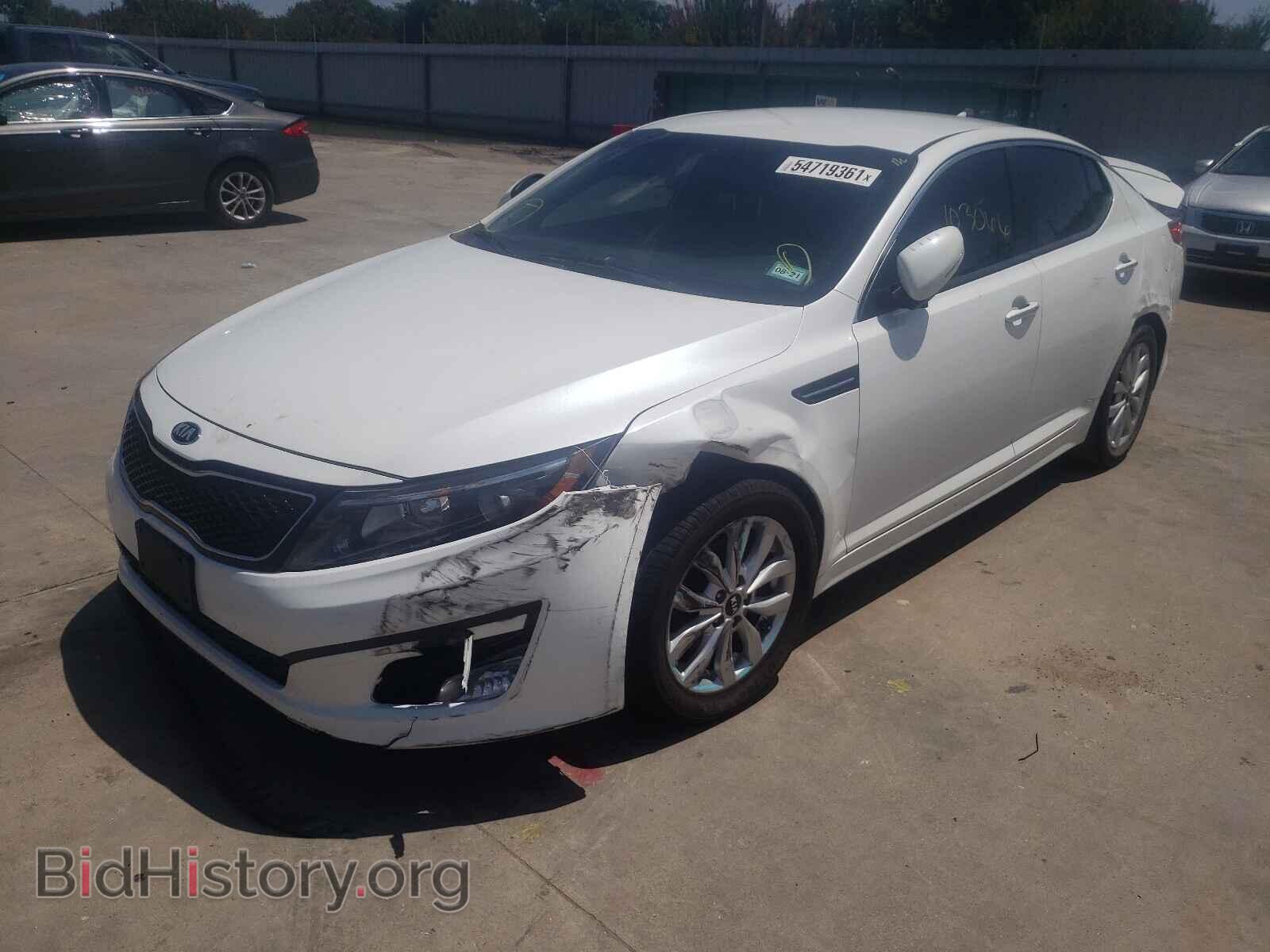 2015 KIA OPTIMA - VIN: KNAGM4A78F5620707 - Фото 2