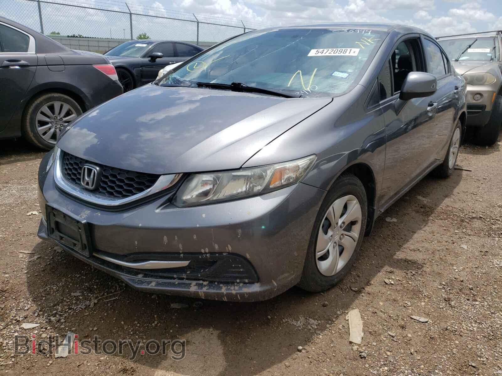 2013 HONDA CIVIC - VIN: 2HGFB2F59DH562470 - Фото 2
