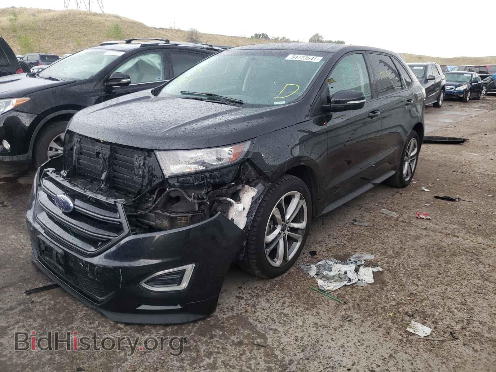 2015 FORD EDGE - VIN: 2FMTK4AP9FBB17329 - Фото 2