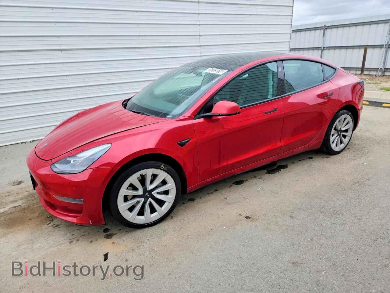 Photo 5YJ3E1EB6NF286833 - TESLA MODEL 3 2022