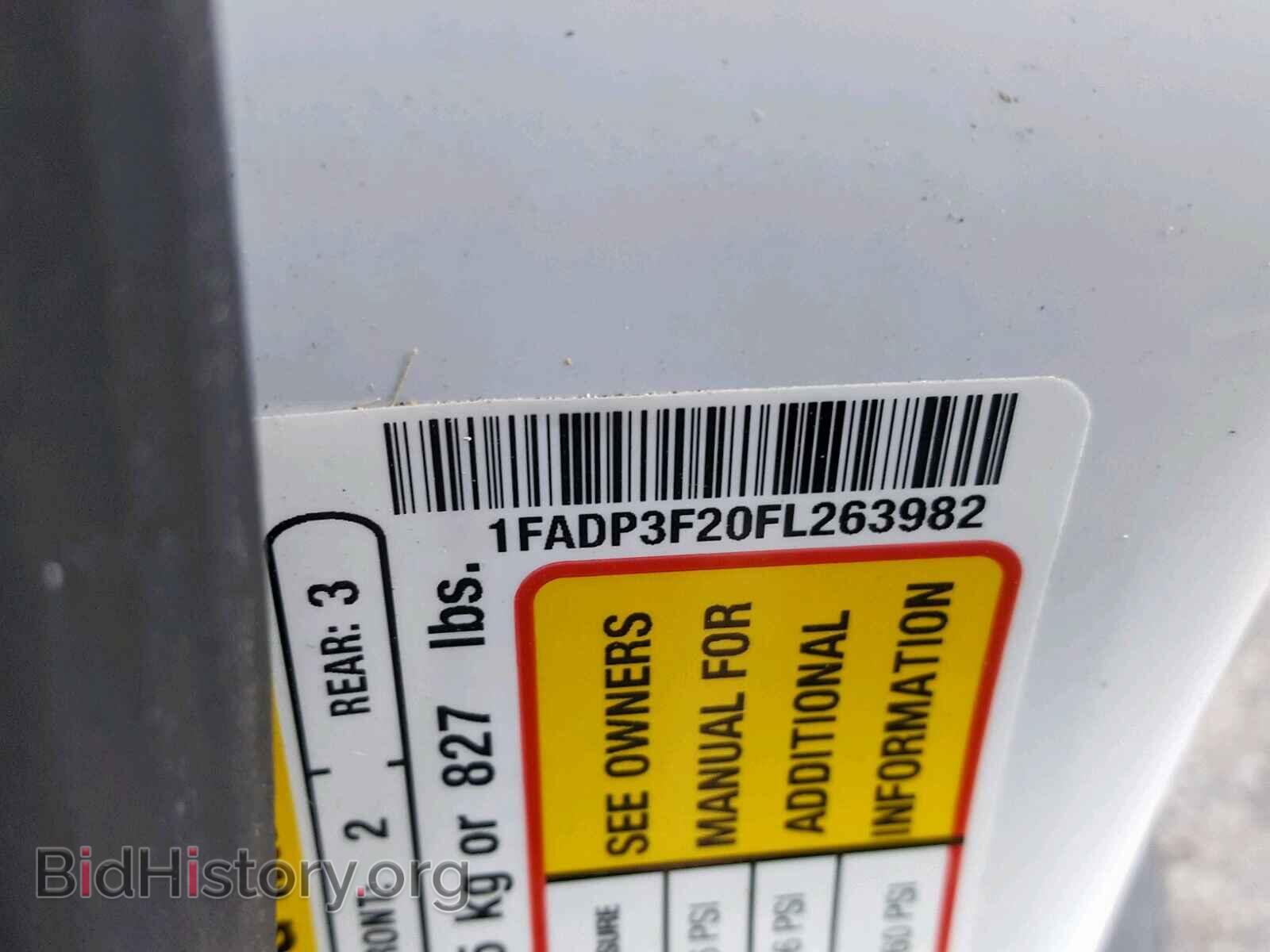 2015 FORD FOCUS - VIN: 1FADP3F20FL263982 - Фото 10