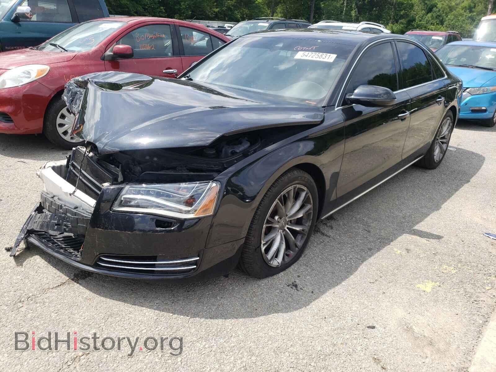 2014 AUDI A8 - VIN: WAUAGAFD3EN004552 - Фото 2