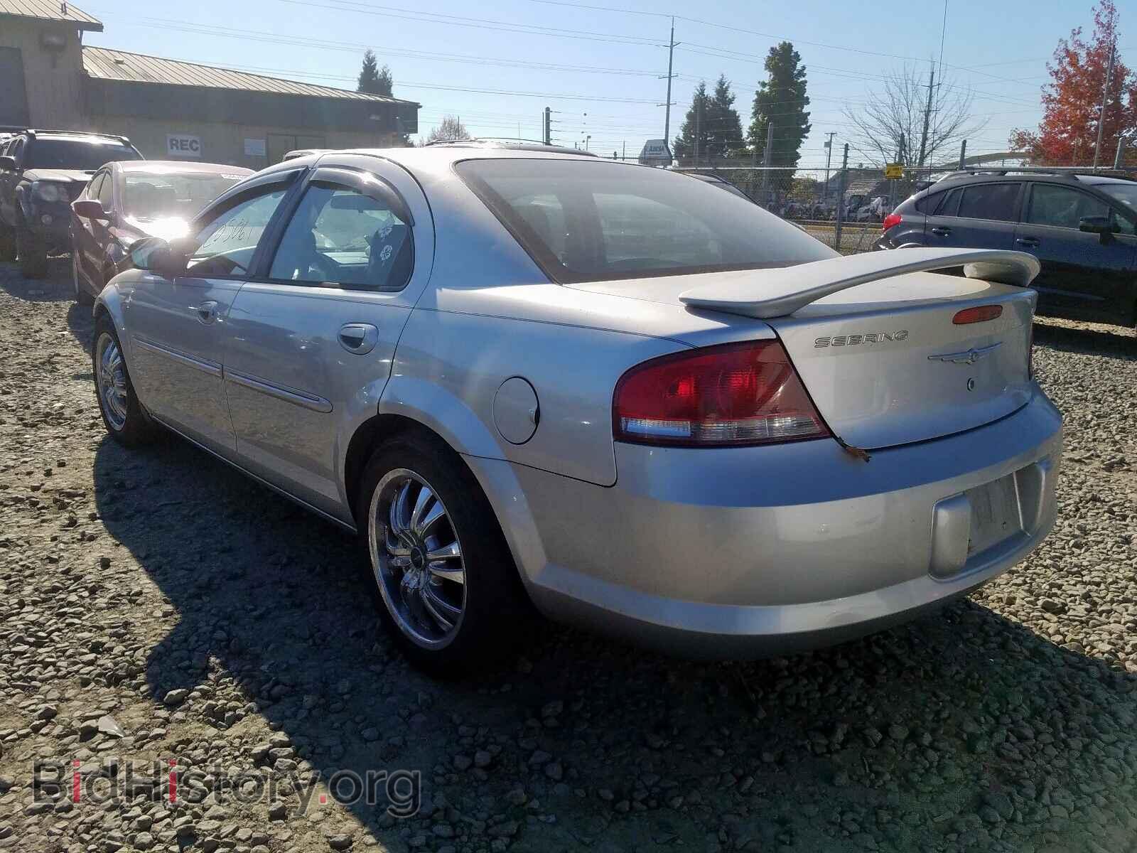 2004 CHRYSLER SEBRING - VIN: 1C3EL56R74N210124 - Фото 3