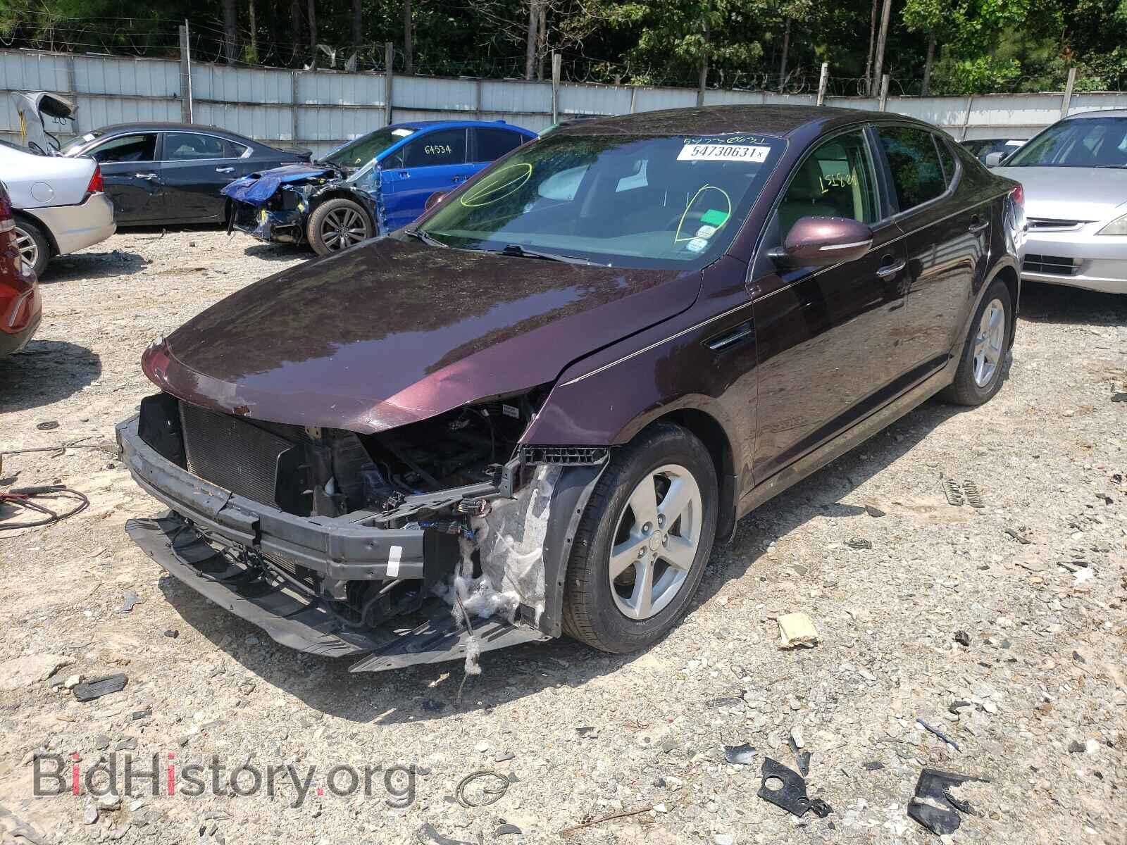2014 KIA OPTIMA - VIN: 5XXGM4A71EG301159 - Фото 2