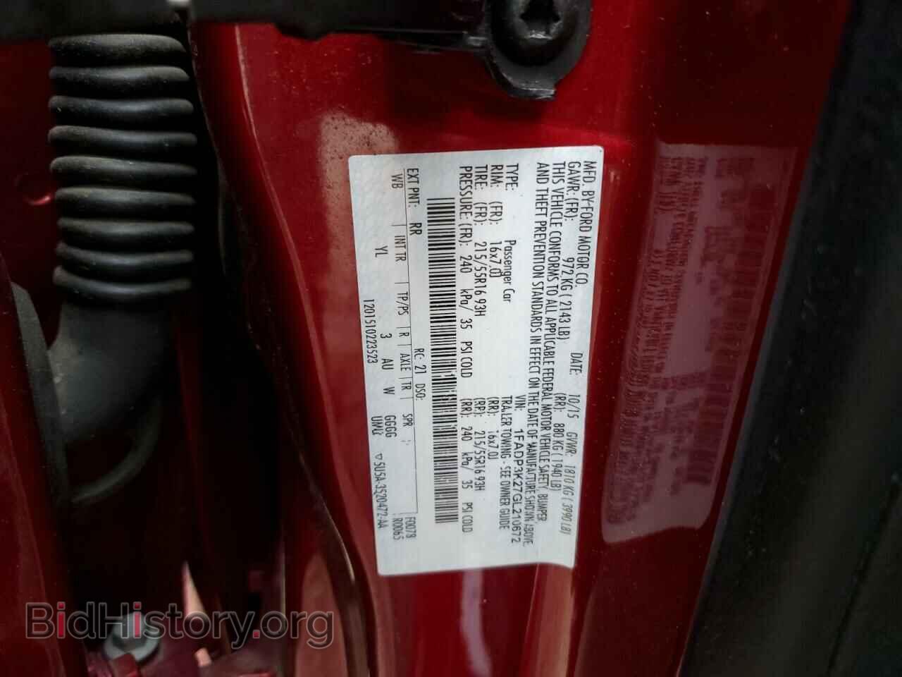 2016 FORD FOCUS - VIN: 1FADP3K27GL210672 - Photo 12