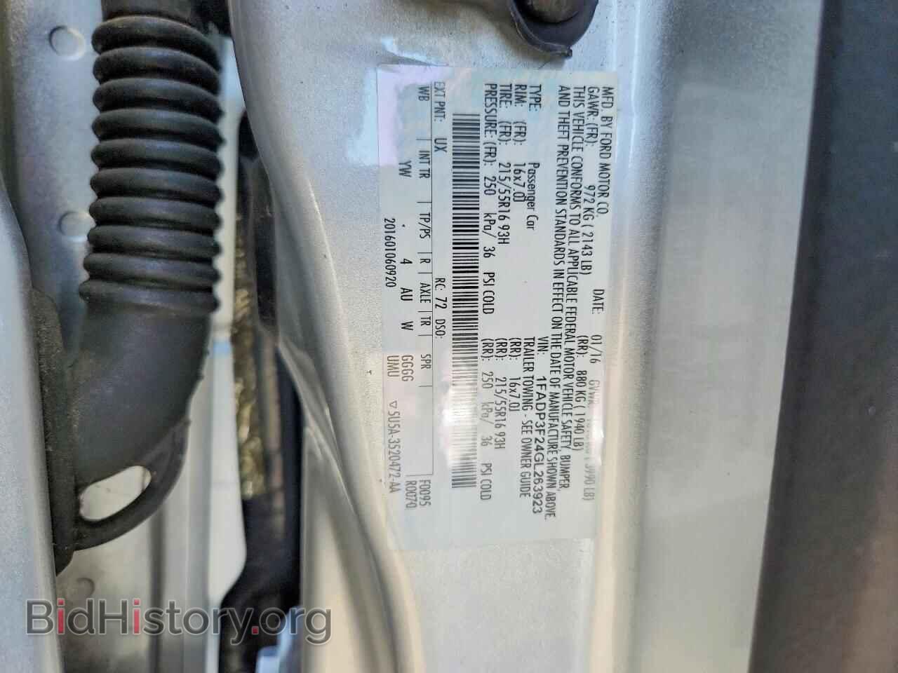 2016 FORD FOCUS - VIN: 1FADP3F24GL263923 - Photo 13