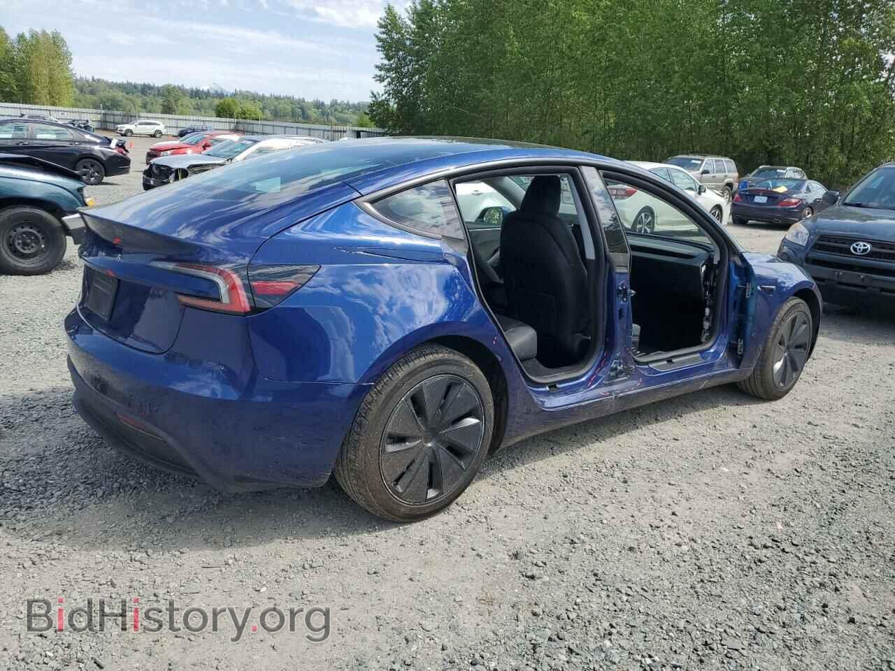 2024 TESLA MODEL 3 - VIN: 5YJ3E1EA3RF844540 - Фото 3
