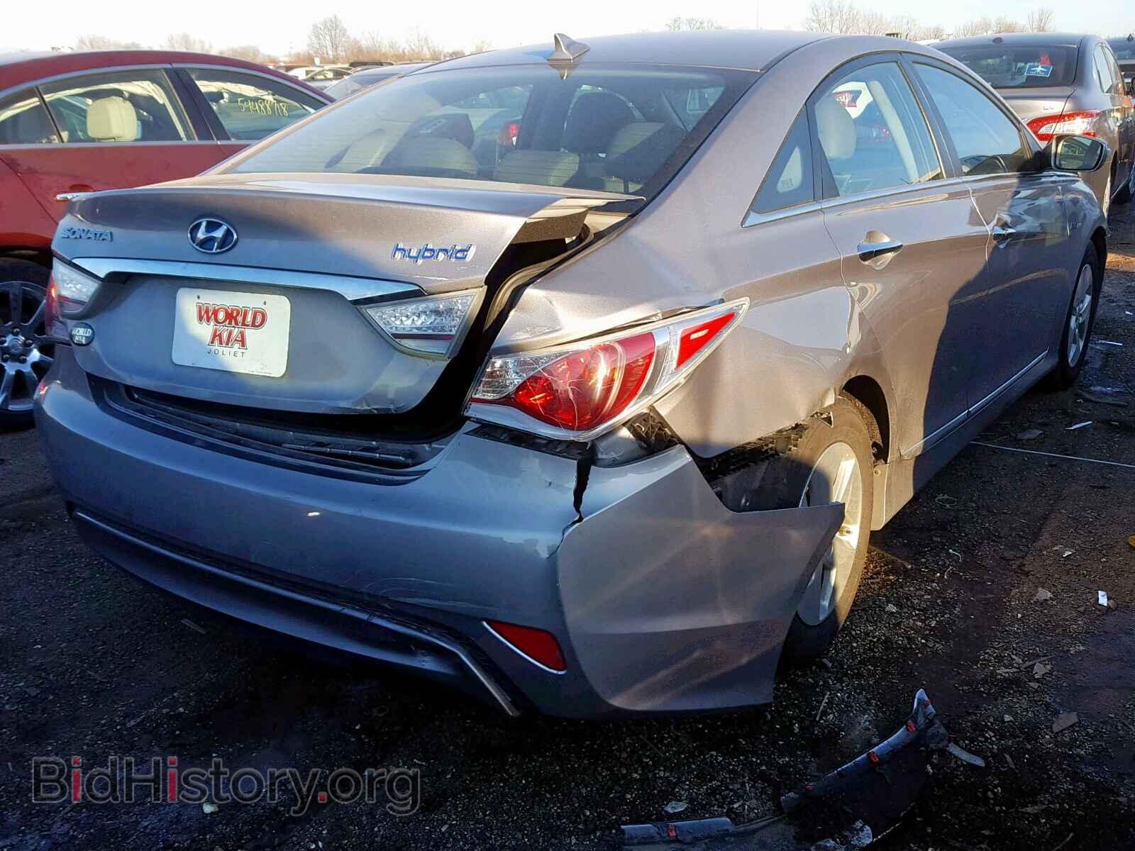 2012 HYUNDAI SONATA - VIN: KMHEC4A44CA020073 - Photo 4