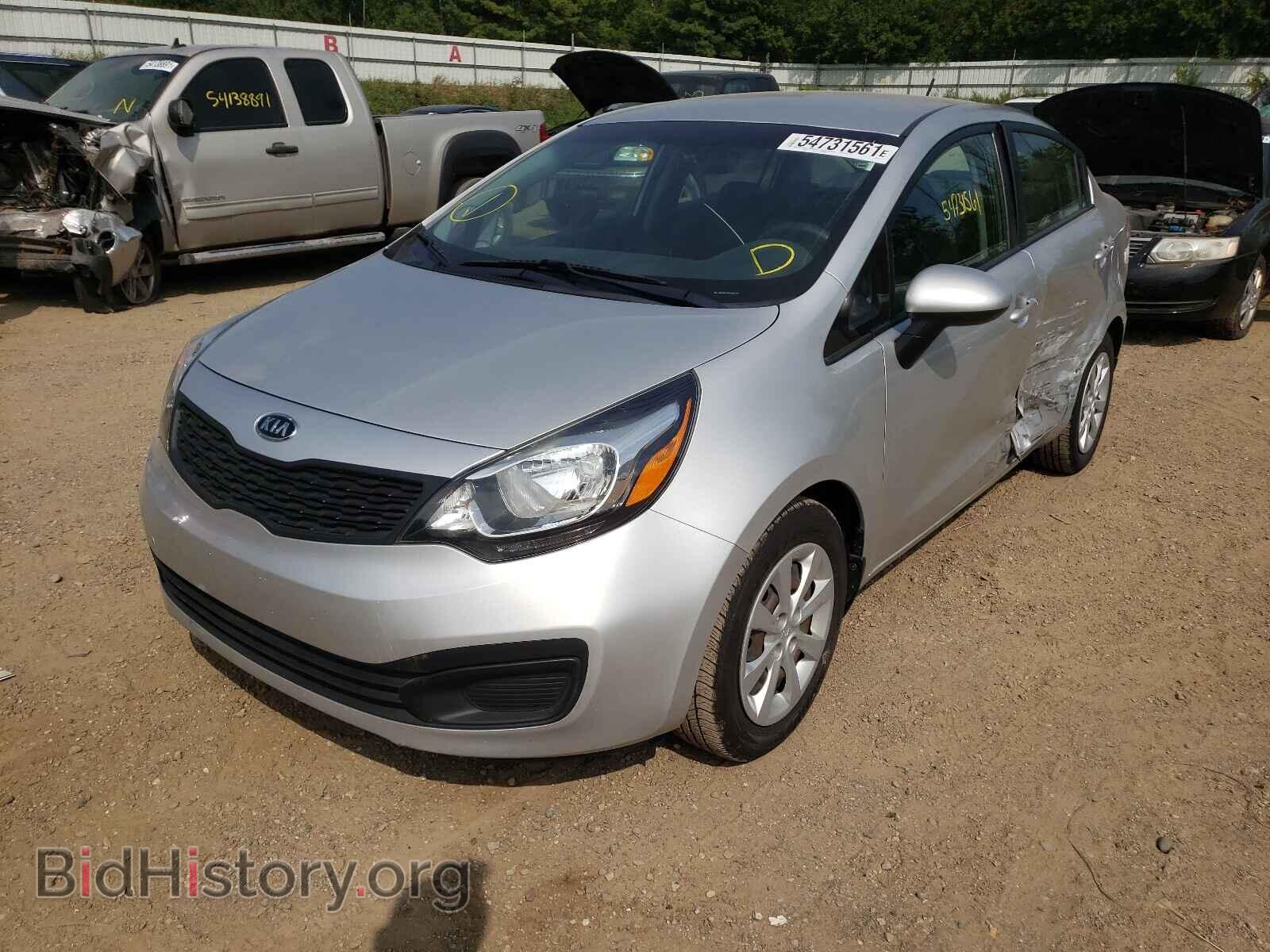 2012 KIA RIO - VIN: KNADM4A38C6092771 - Фото 2