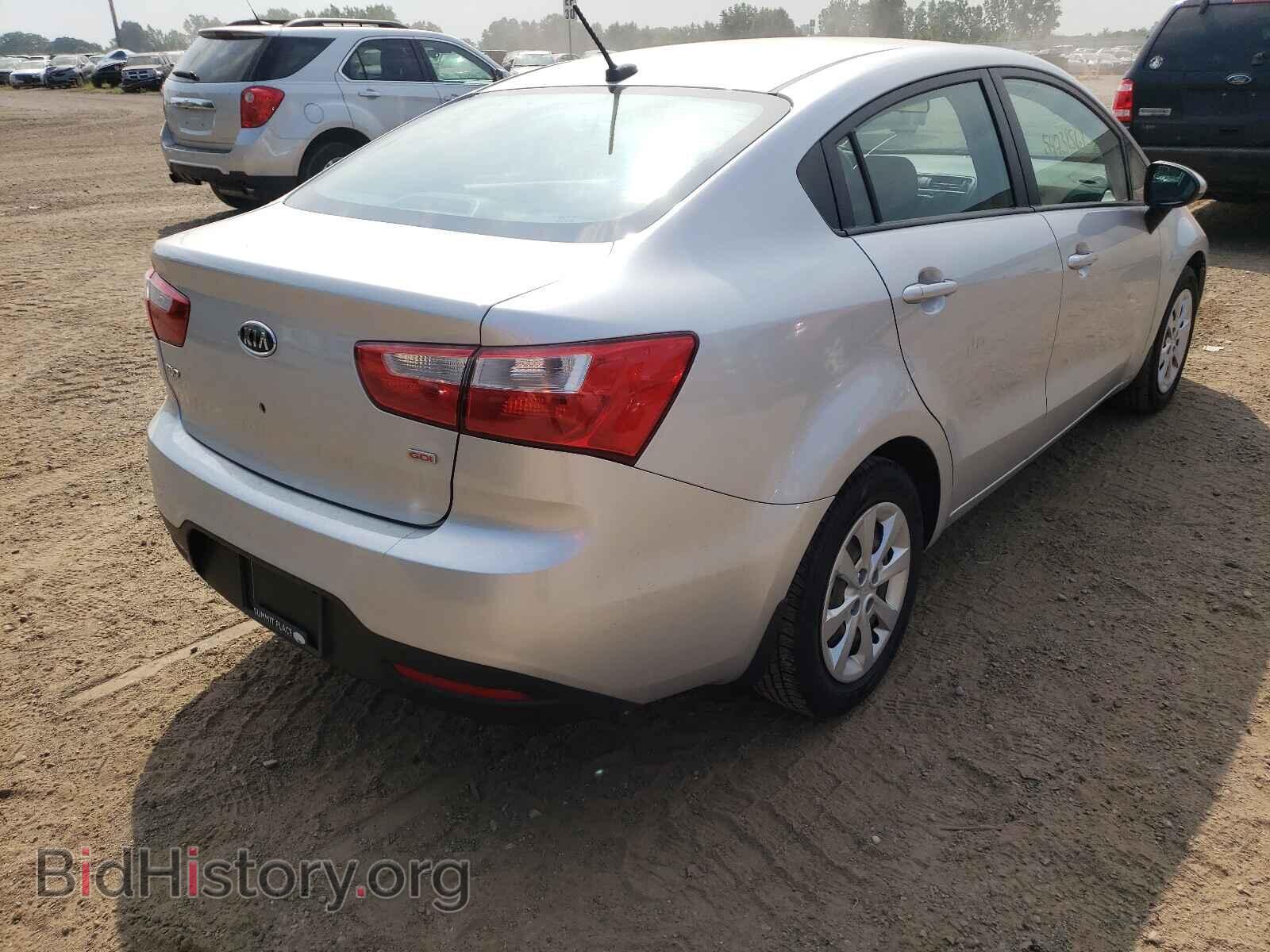 2012 KIA RIO - VIN: KNADM4A38C6092771 - Фото 4