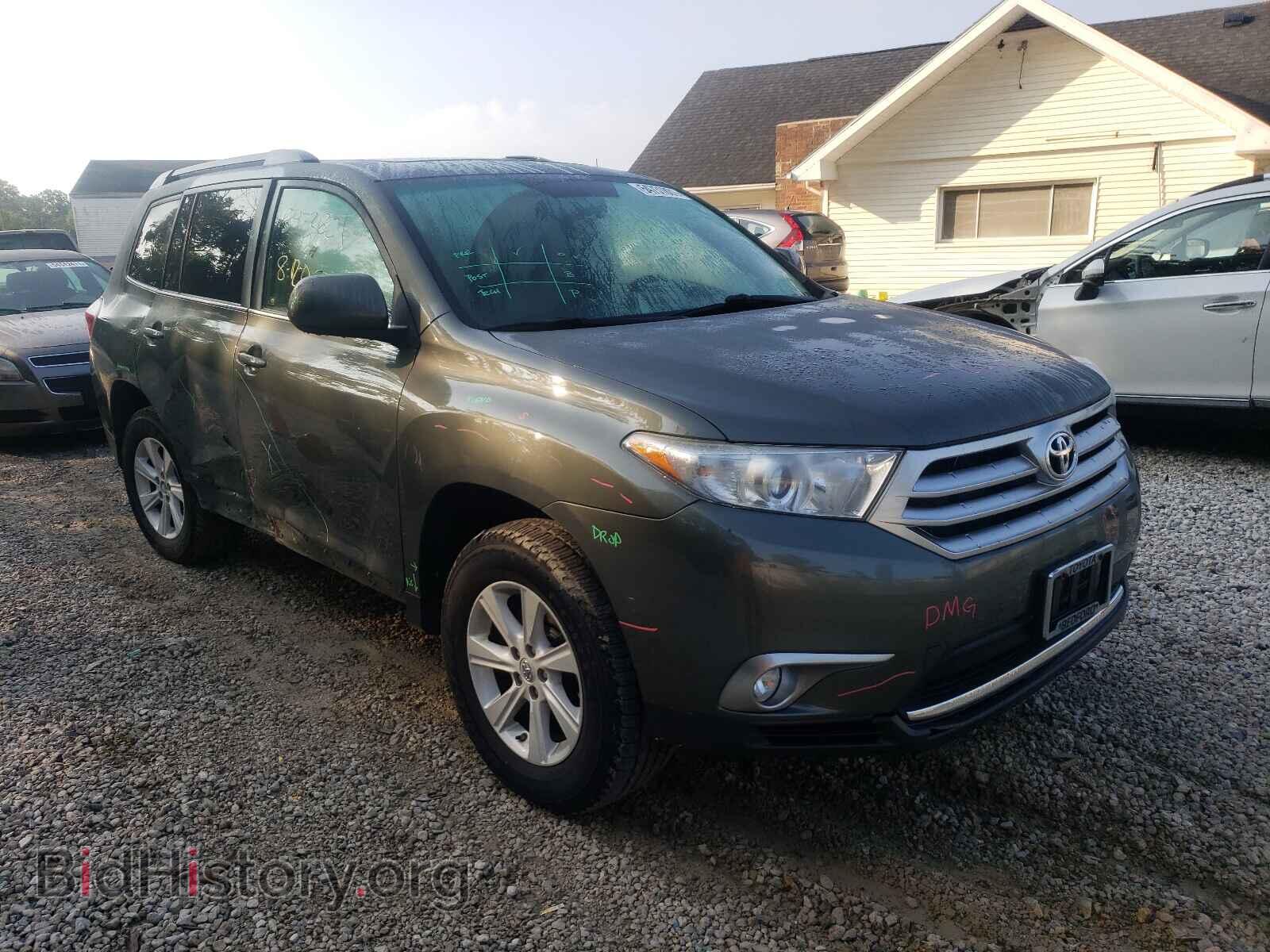 Photo 5TDBK3EHXCS153764 - TOYOTA HIGHLANDER 2012